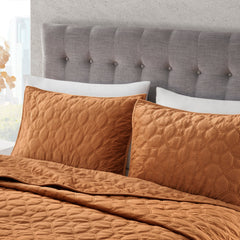 3 Piece Velvet Quilt Set perspective