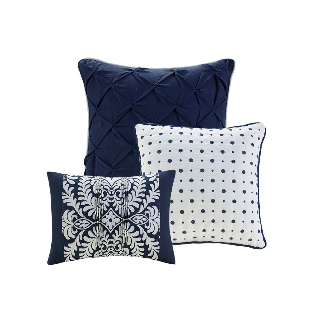 Full/Queen 6 Piece Printed Duvet Cover Set Media 14