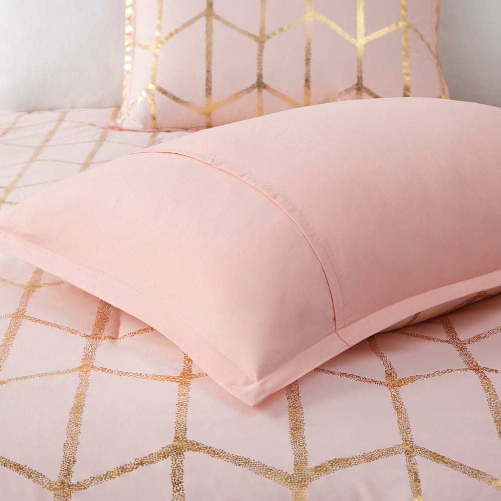 5-Piece King/Cal King 100% Polyester Brushed   Printed Comforter Set Media 2