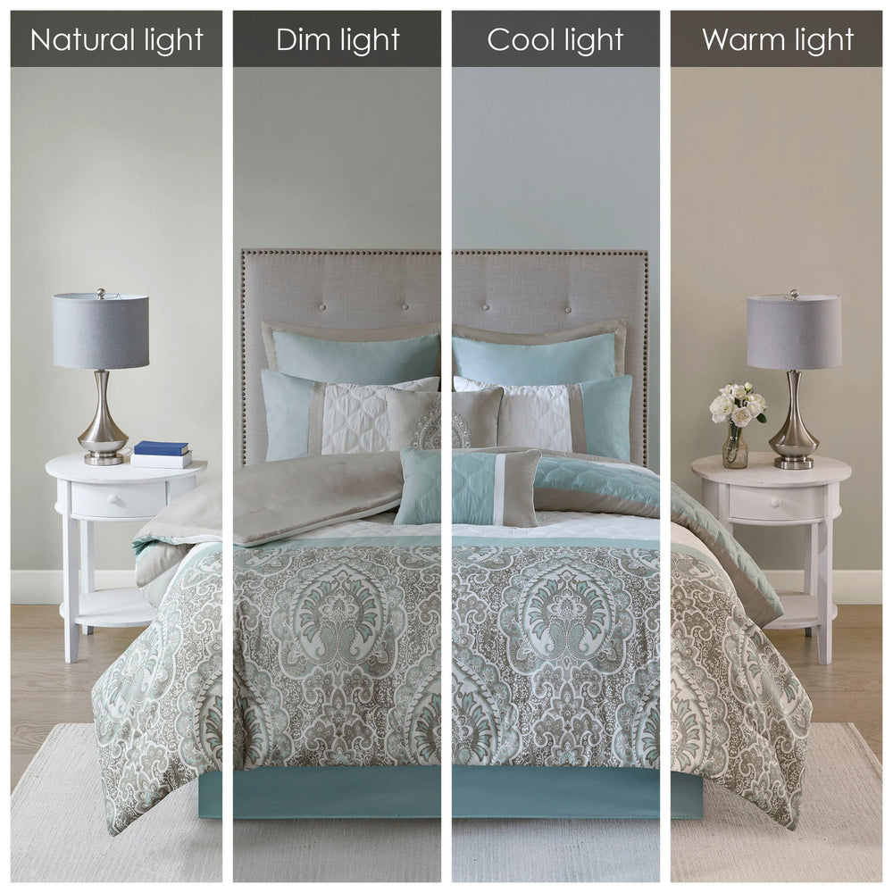 Cal King 8 Piece Comforter Set Media 2