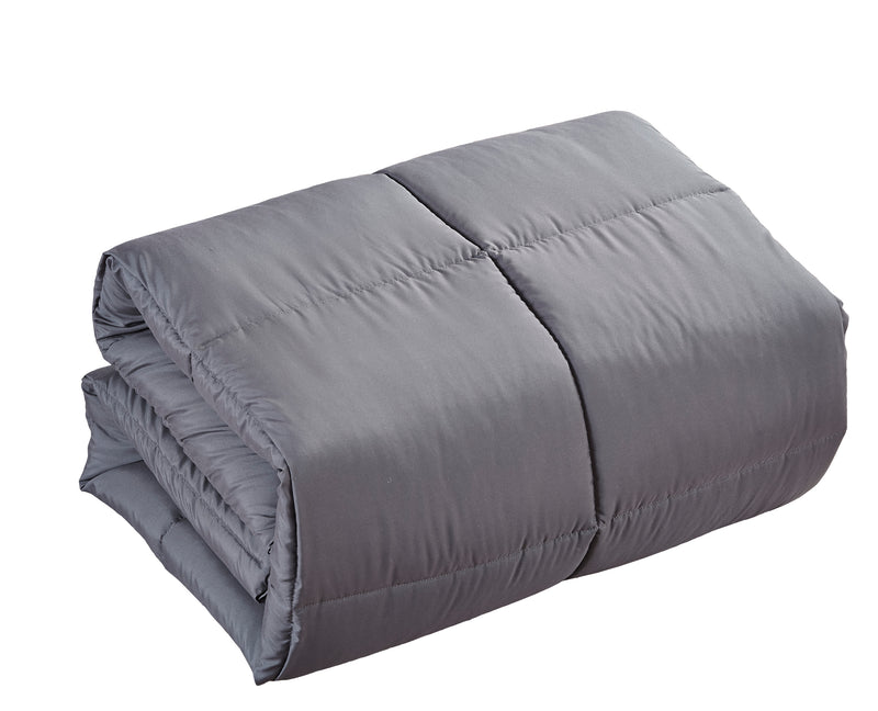 Modern Style Down Comforter, King Size ,6 Lbs, All Season Duvet Insert, Ultra Soft Quilted Comforter Core