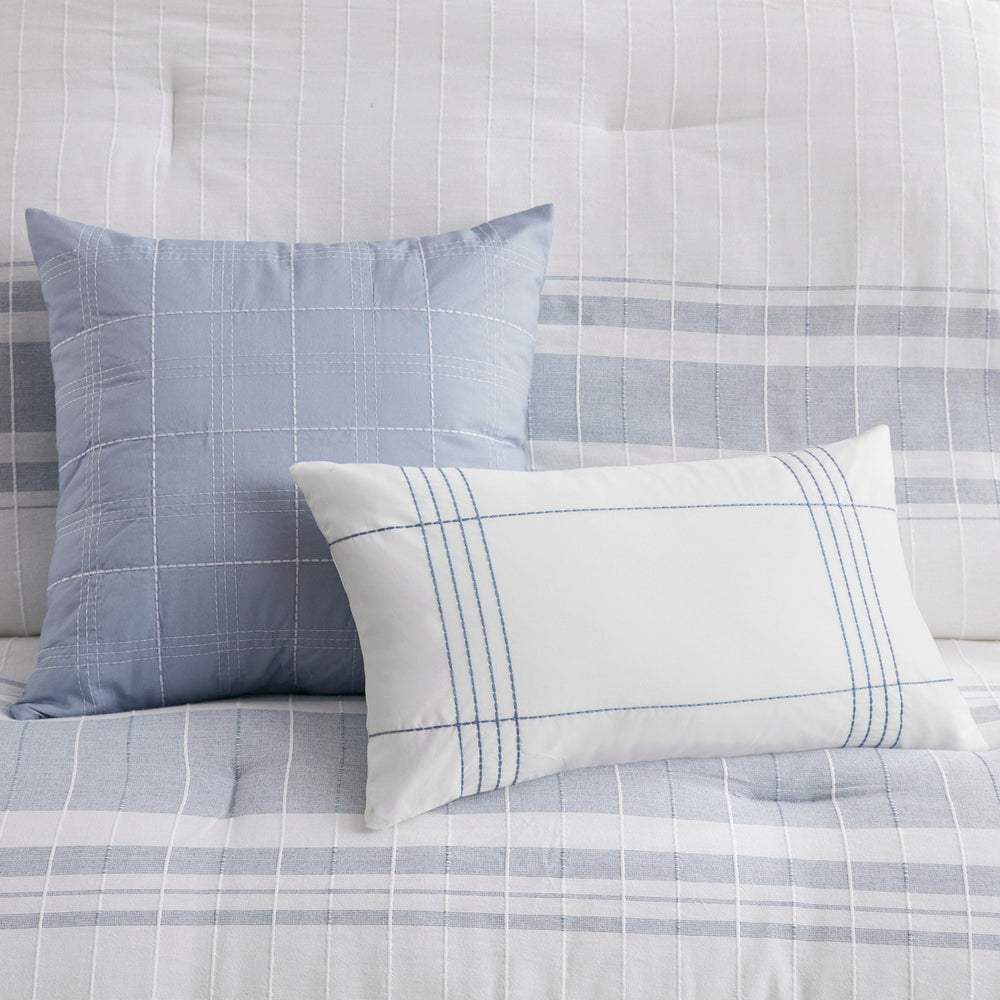 6 Piece Cotton Jacquard Oversized Comforter Set-Cal King Media 14
