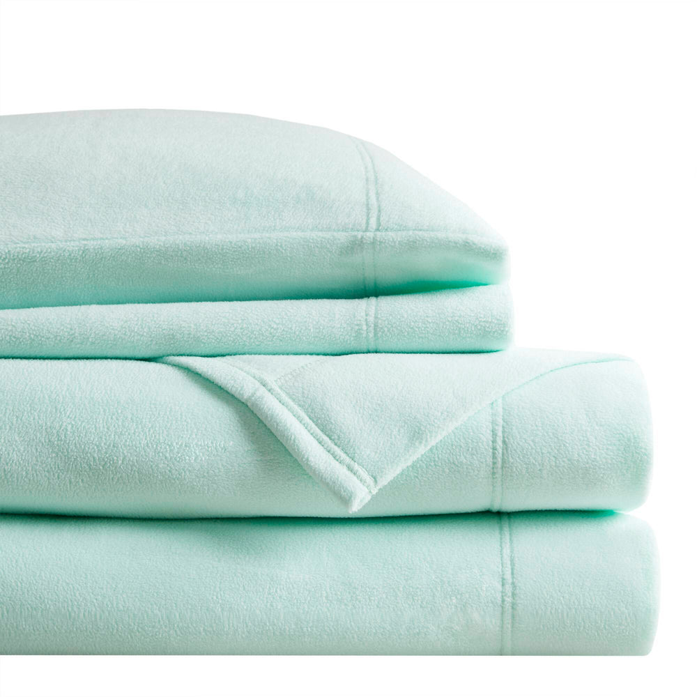 4 PCS Queen Sheet Set Aqua Media 7