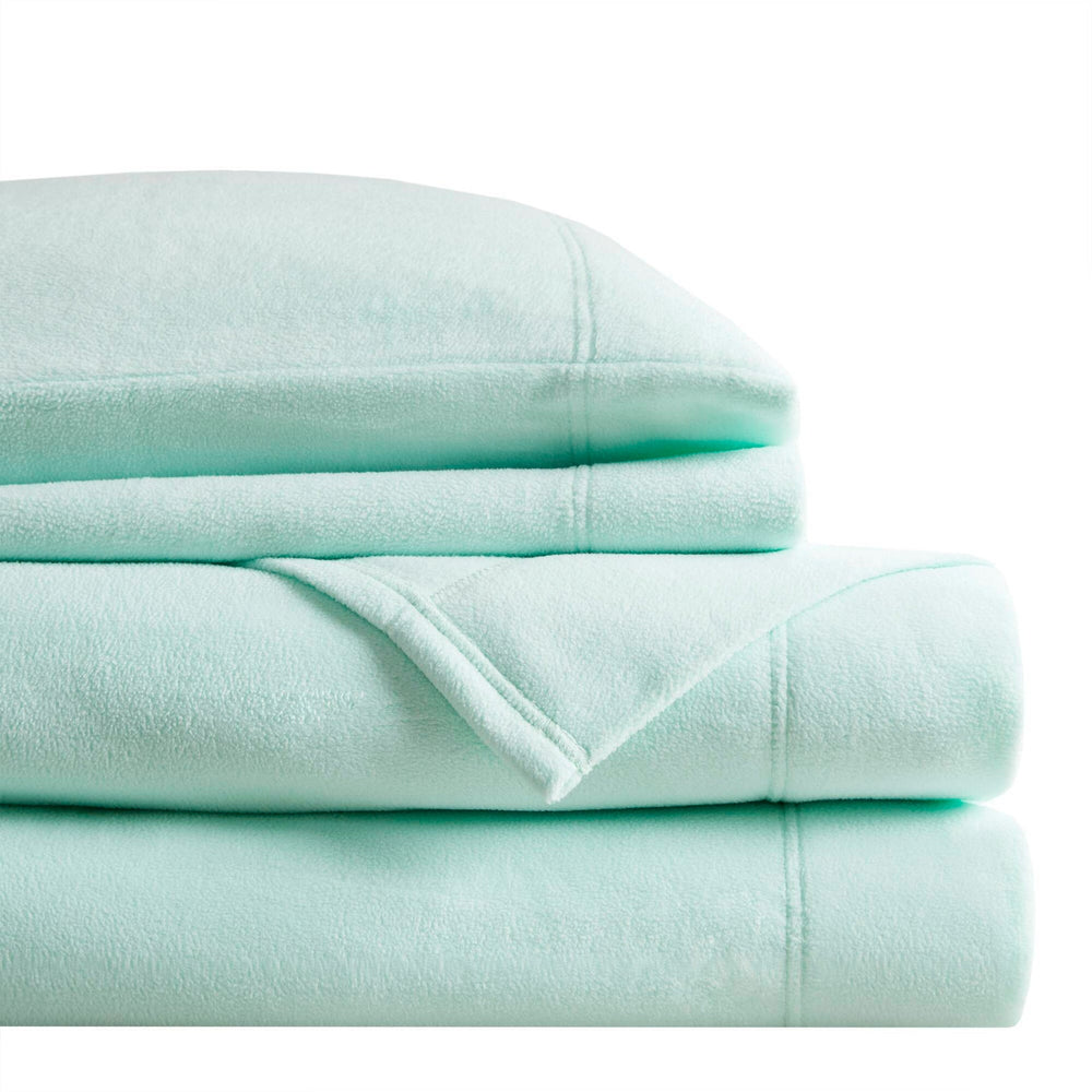 4 PCS Cal King Sheet Set Aqua Media 7