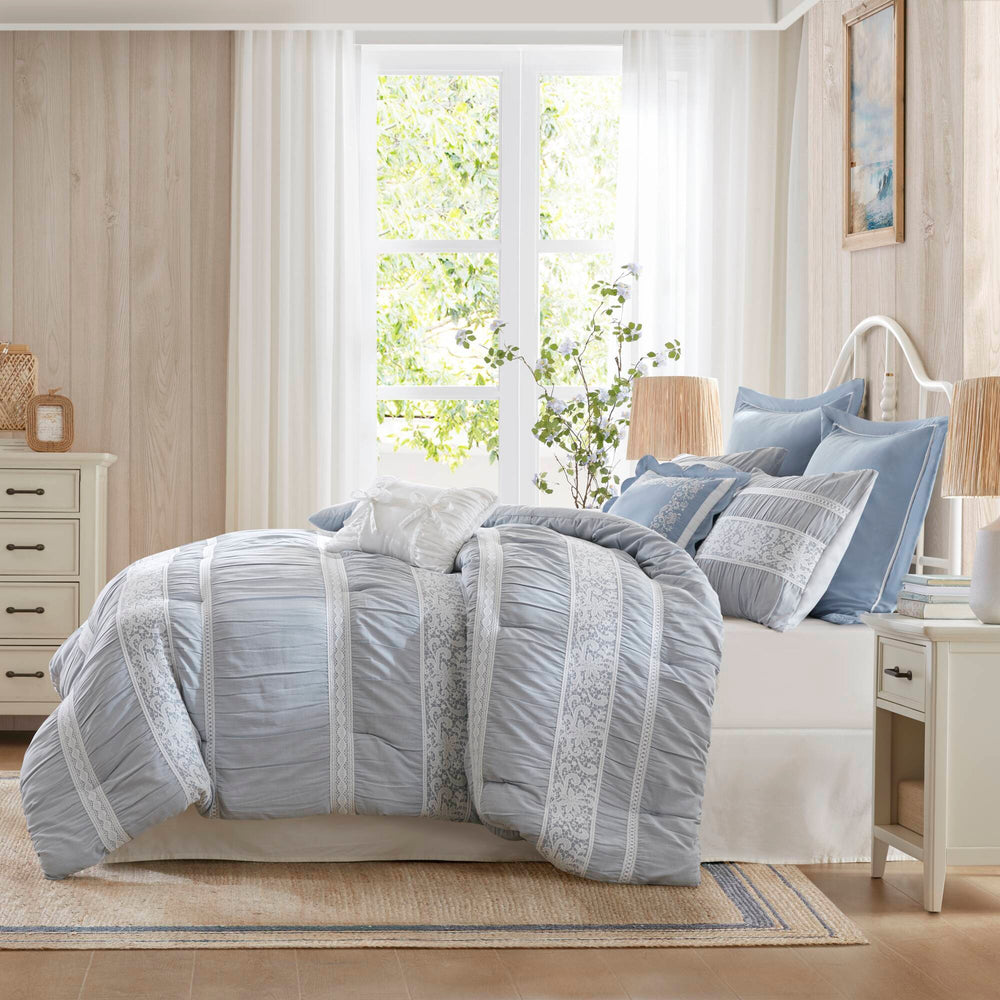 7- Piece Queen Jacquard Comforter Set Media 12