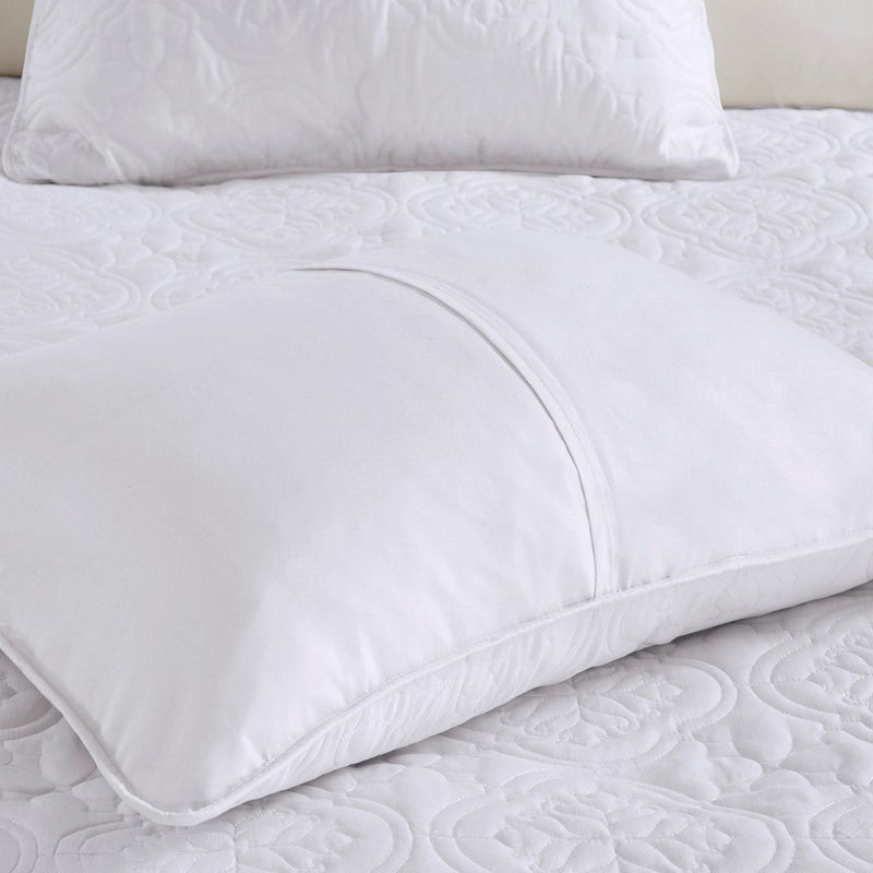 3 Piece Reversible Bedspread Set White King/Cal King