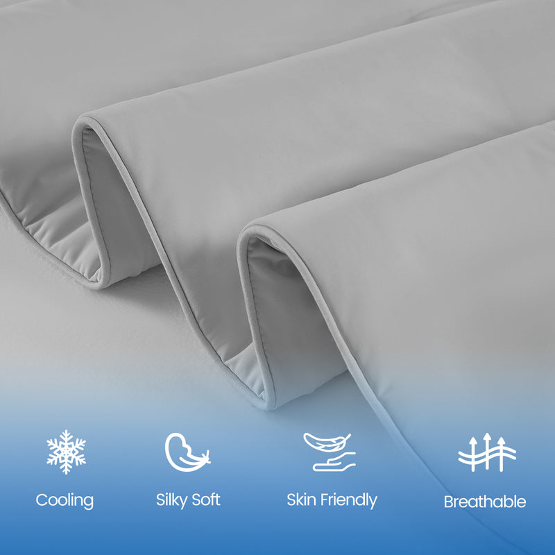 1-Piece 108x90' Cooling DA Comforter,Gray