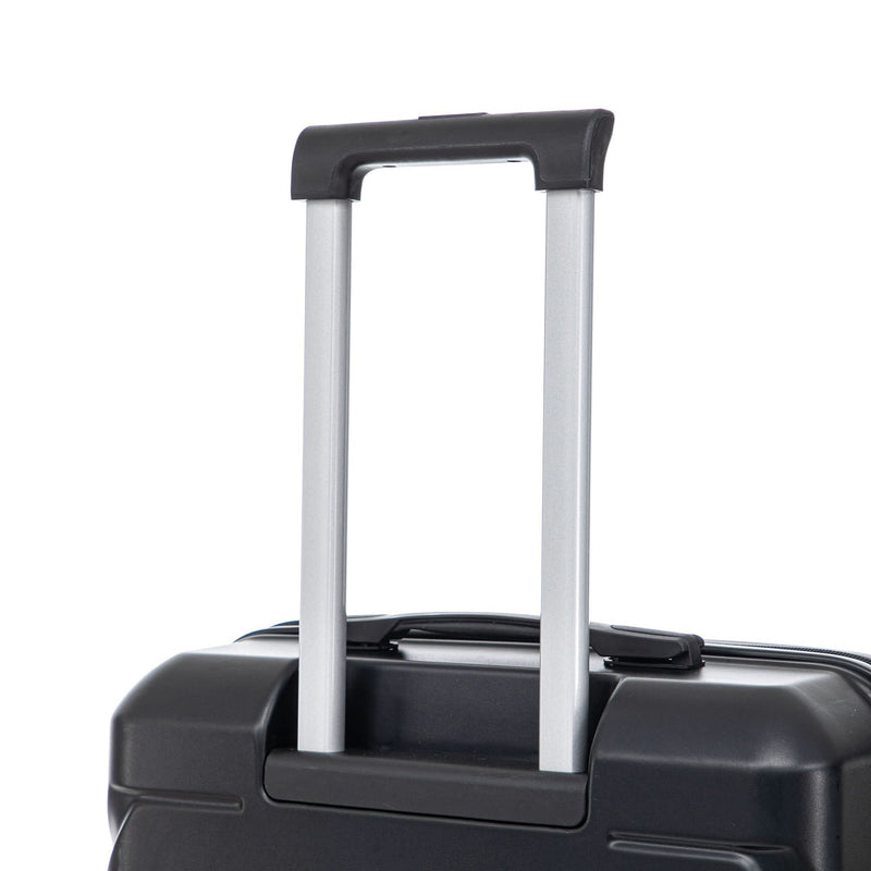 ABS Luggage Set 20 24 28 Inch Spinner Wheels Black Durable 3-Piece & Combination Lock