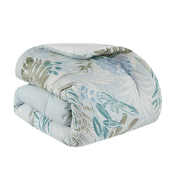 6 Piece Oversized Cotton Comforter Set with Throw Pillow perspective