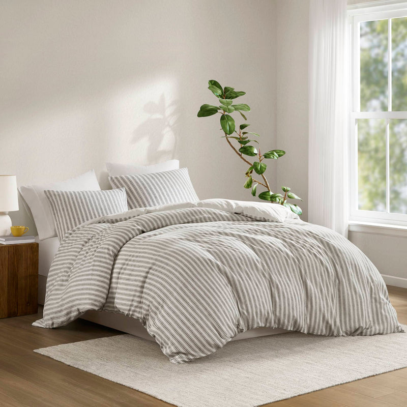 3 PCS Queen Duvet Set Tan