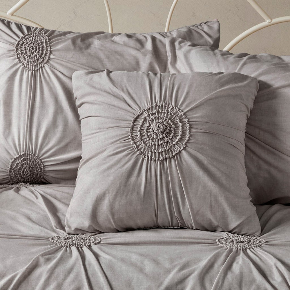 6 Piece Reversible Daybed Cover Set Dark Gray Daybed Media 6
