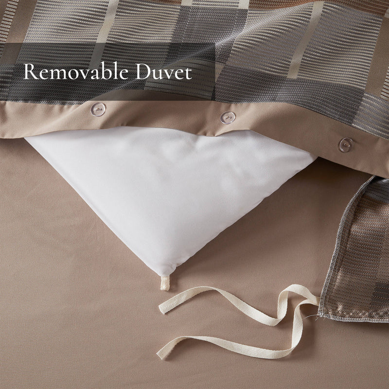 Jacquard Oversized Duvet Style Comforter Set