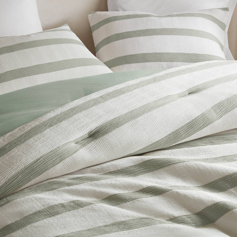 3-Piece King/Cal King Yarn-dyed striped comforter