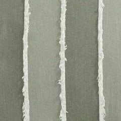 3 Piece Striped Cotton Duvet Cover Set perspective