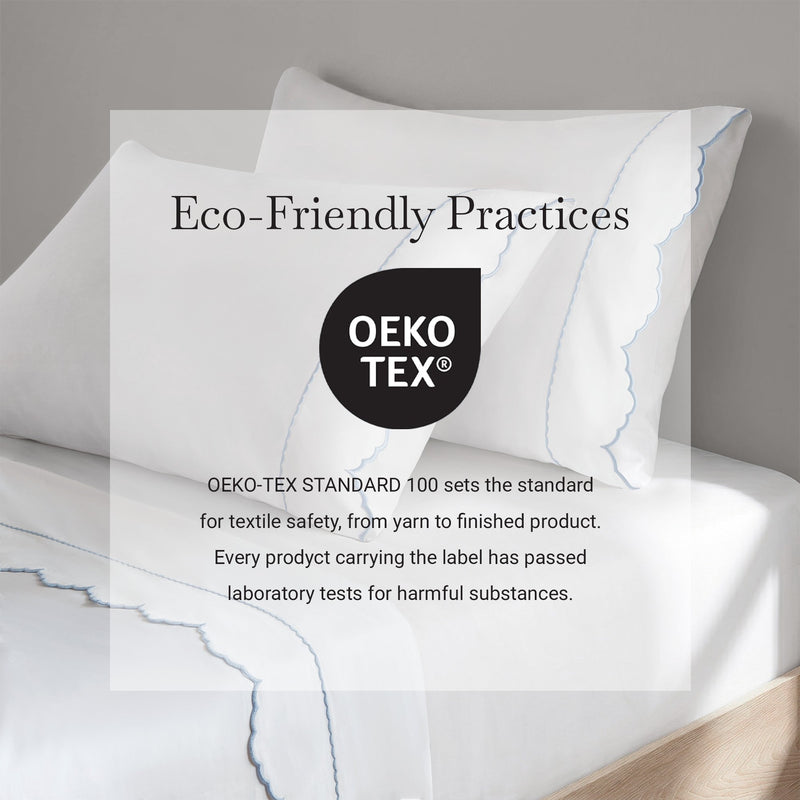 4 Pieces Cotton Sheet Set