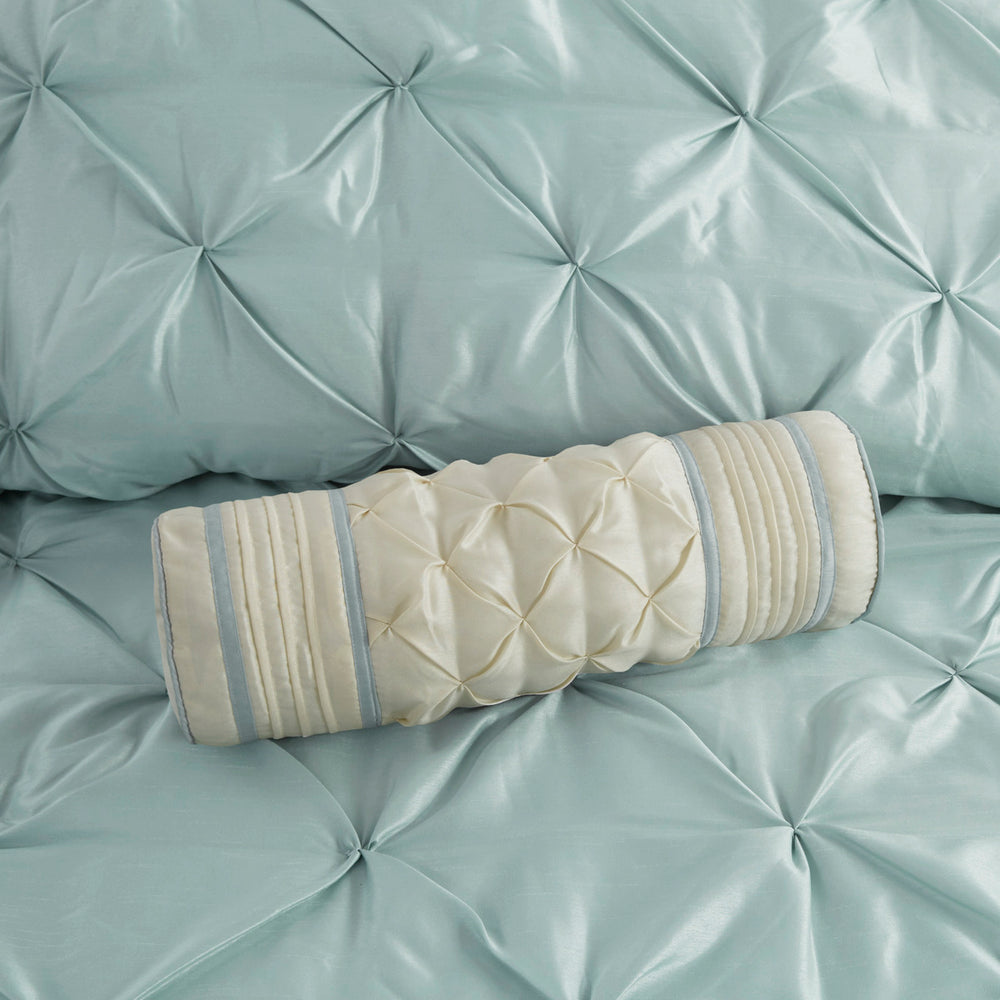 7 Piece Tufted Comforter Set Seafoam King Media 9