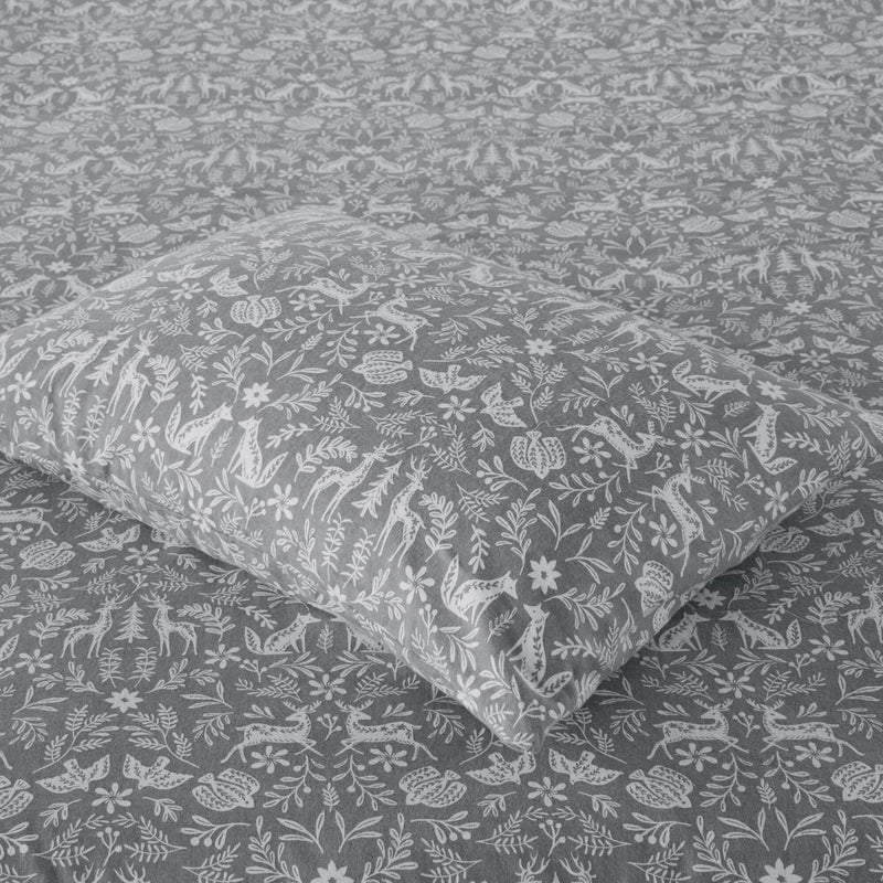 4-Piece 100% Cotton Printed Sheet Set