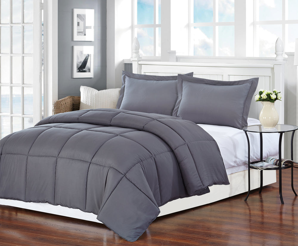 Modern Style Down Comforter, King Size ,6 Lbs, All Season Duvet Insert, Ultra Soft Quilted Comforter Core Media 3
