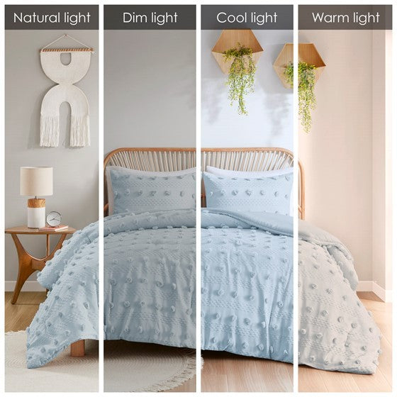 Twin/Twin XL Clip Jacquard Comforter Set Media 7