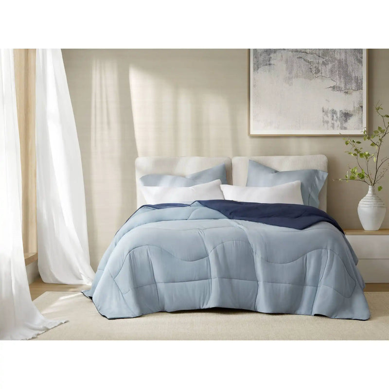1-Piece Reversible Tencel Comforter Blanket