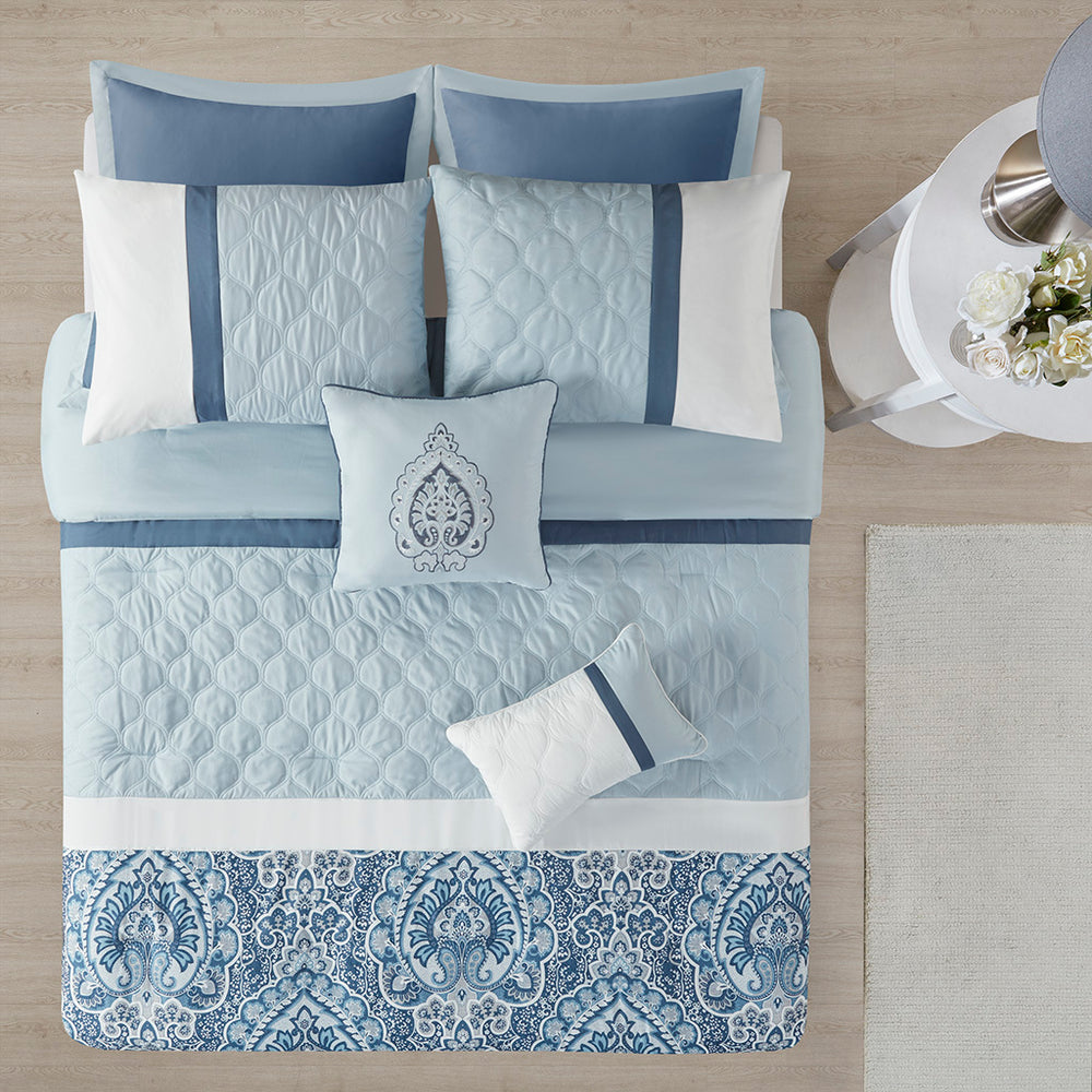 Queen 8 Piece  Comforter Set Media 3