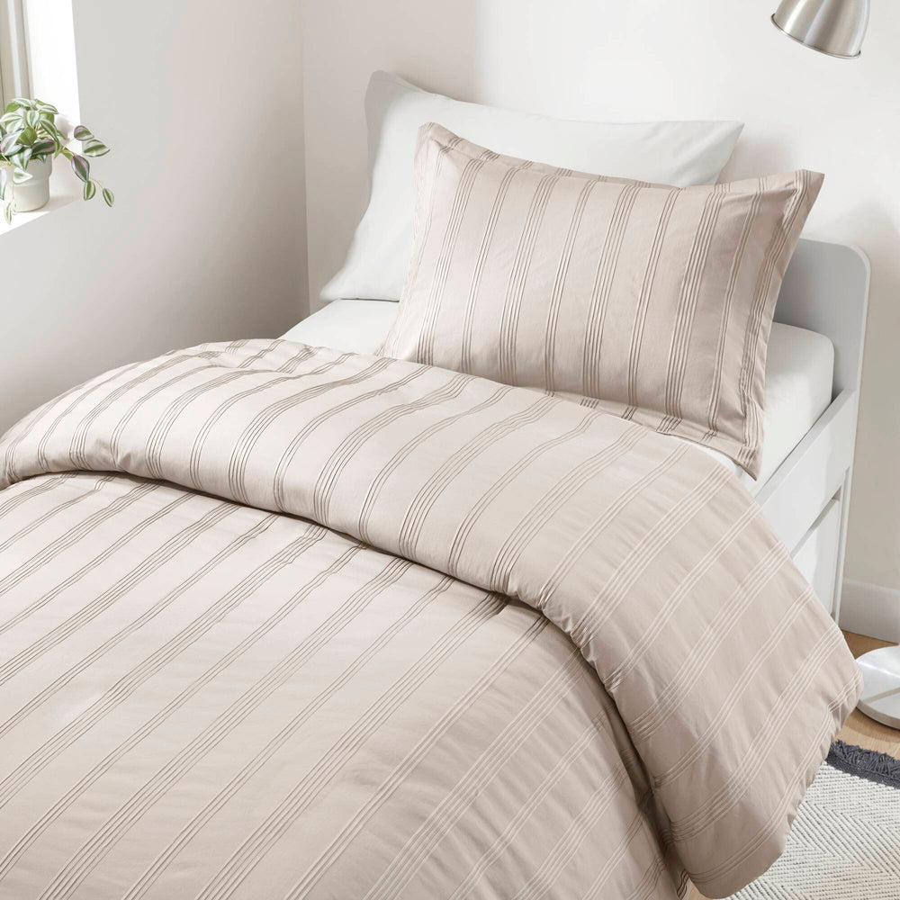 2-Piece Twin/Twin XL Woven Striped Duvet Set Media 16