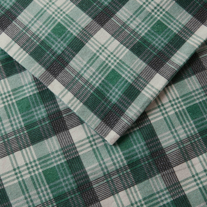 4 PCS Twin Sheet Set Green Plaid