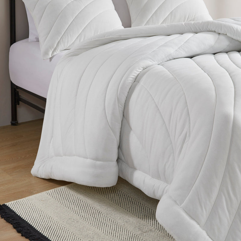 Poly Jersey Puffy Comforter Set