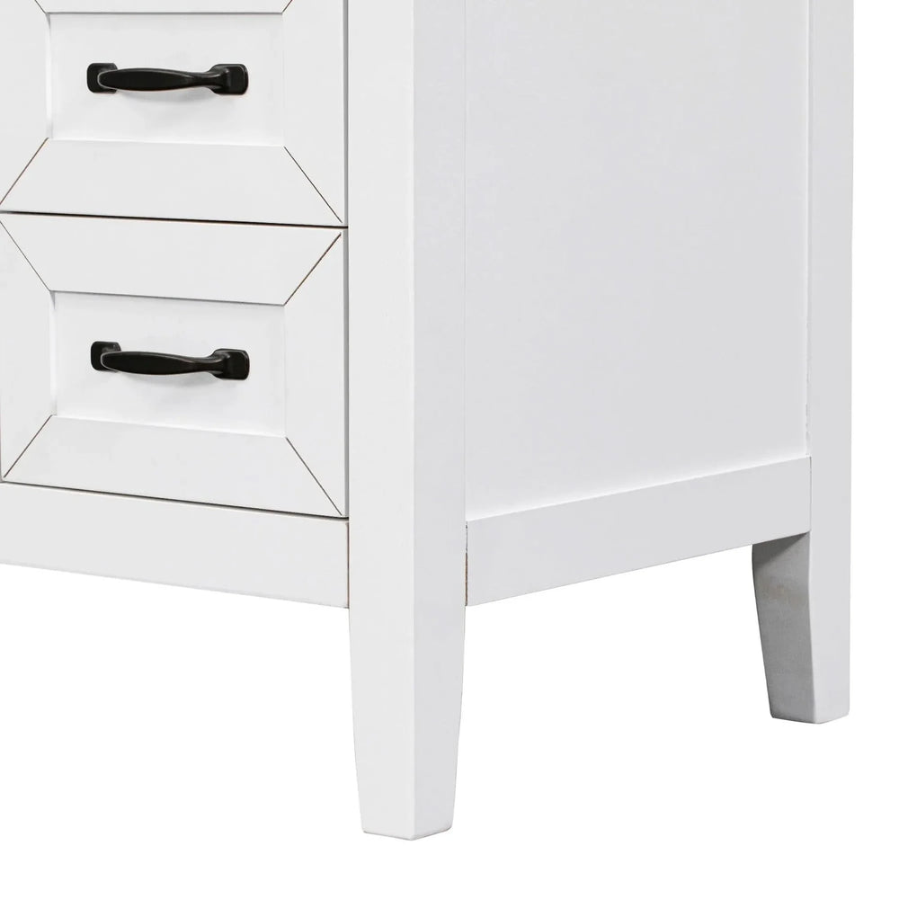 Bathroom Vanity Base 36 Inch Solid Wood With Drawers Cabinet Base Media 17