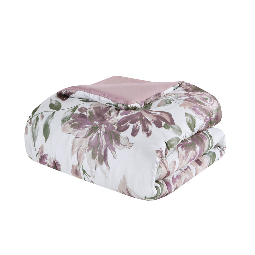 Full Floral Comforter Set with Bed Sheets Media 11