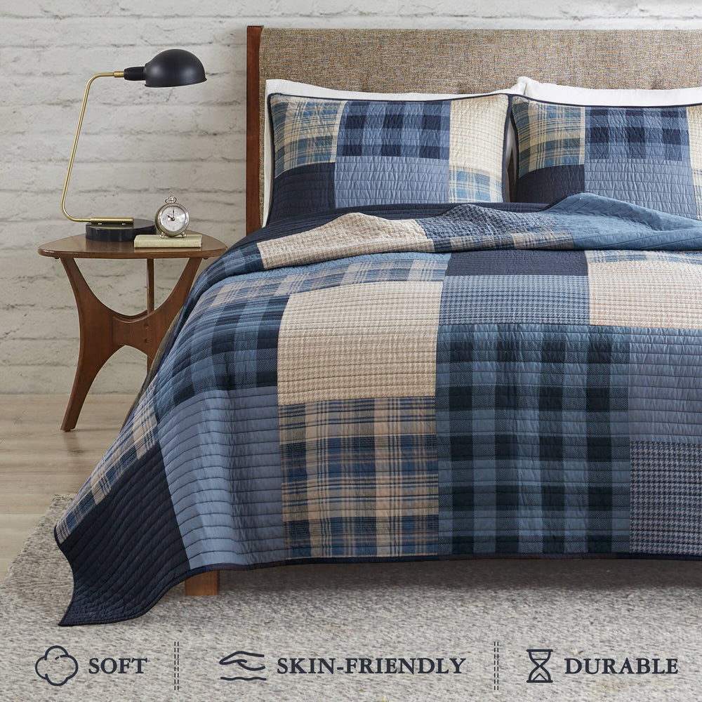 3-Piece Full/Queen Quilt Mini Set Media 4