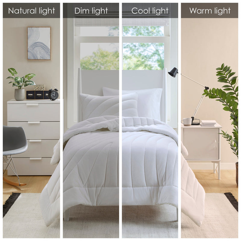 Poly Jersey Puffy Comforter Set