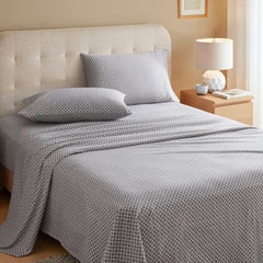 4-Piece 100% Cotton Printed Sheet Set perspective