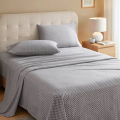 4-Piece 100% Cotton Printed Sheet Set perspective