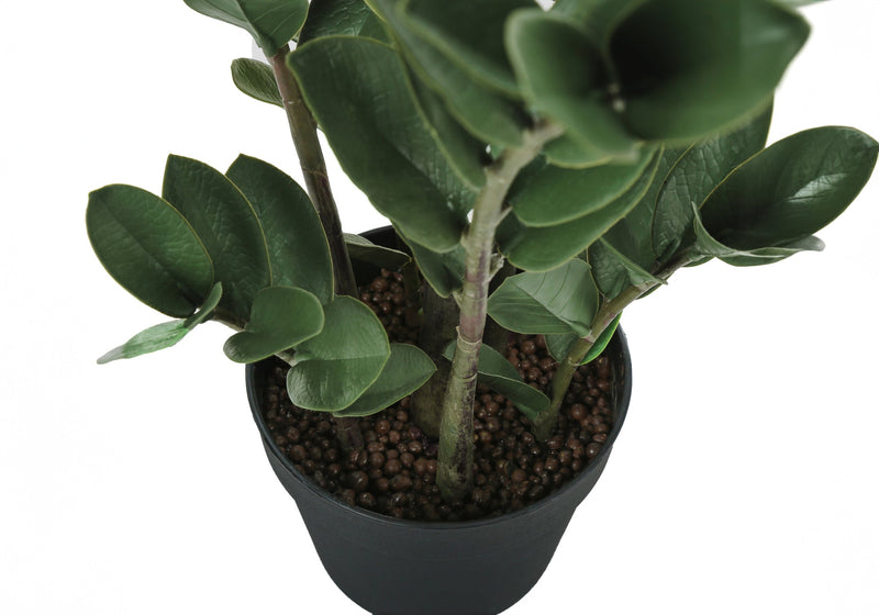 Artificial Plant, 29' Tall, Zz Tree, Indoor, Faux, Fake, Floor, Greenery, Potted, Real Touch, Decorative, Green Leaves, Black Pot