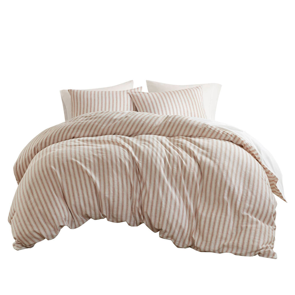3 PCS Queen Duvet Set Terracotta Media 14