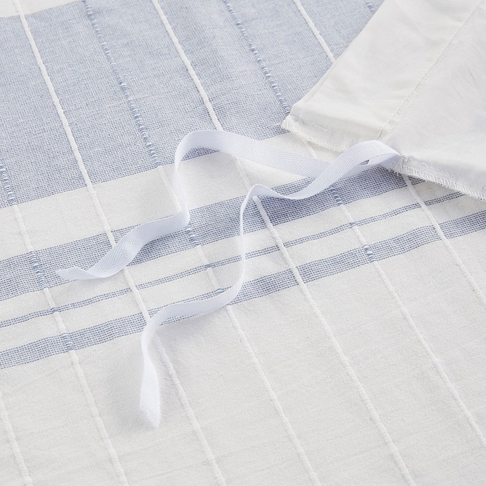 5 Piece Cotton Jaquard Duvet Set-Full/Queen Media 9
