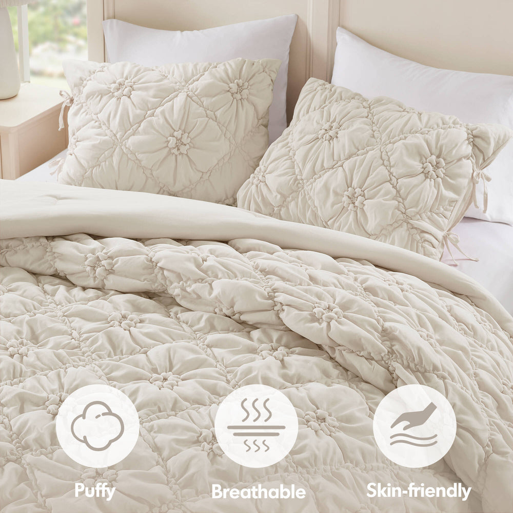 3PCS King Comforter Set Media 10
