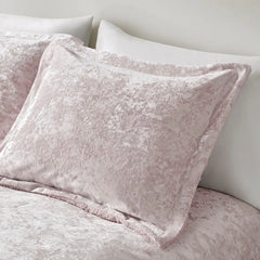 Crushed Velvet Sherpa Reversible Comforter Set perspective