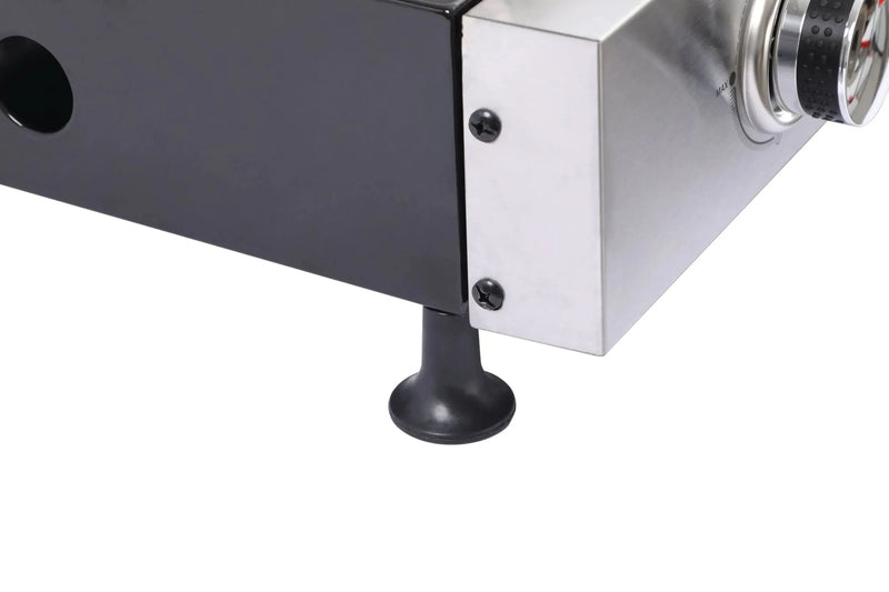 Outdoor Gas Grill Cast Iron Grates Three Burner Barbecue Station Kit
