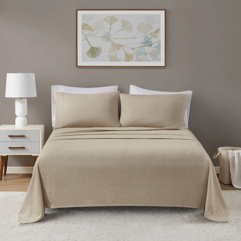4-Piece 100% Cotton Printed Sheet Set