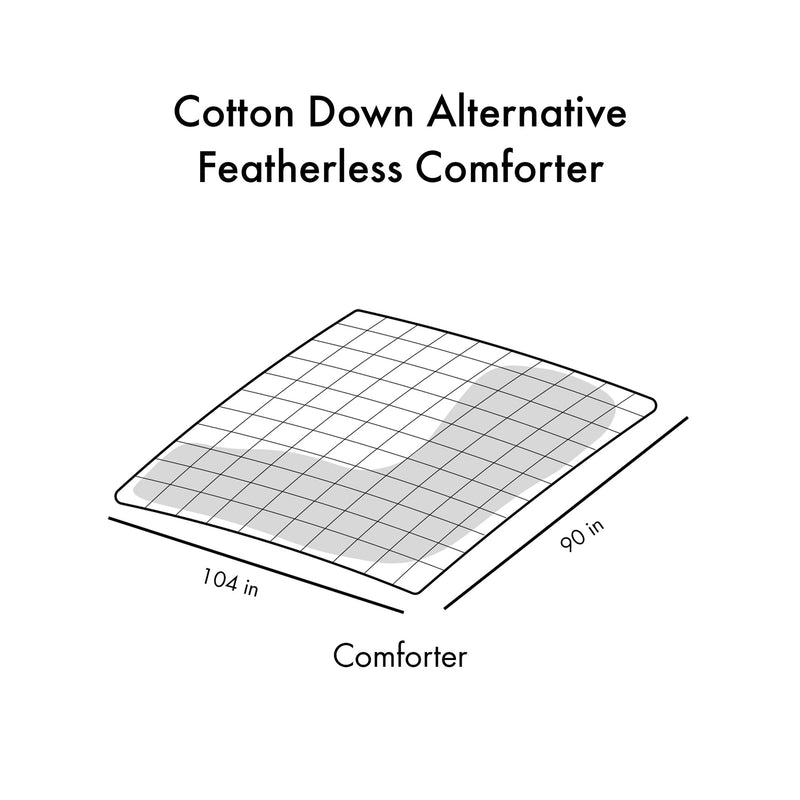 Cotton Down Alternative Featherless Comforter