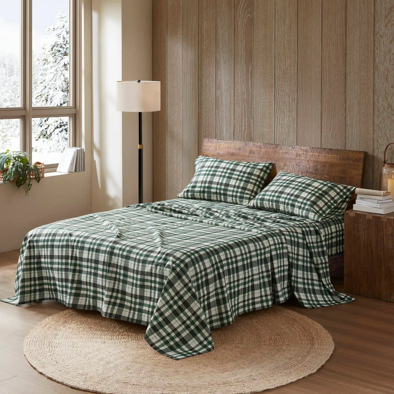 4-Piece 100% Cotton Printed Sheet Set