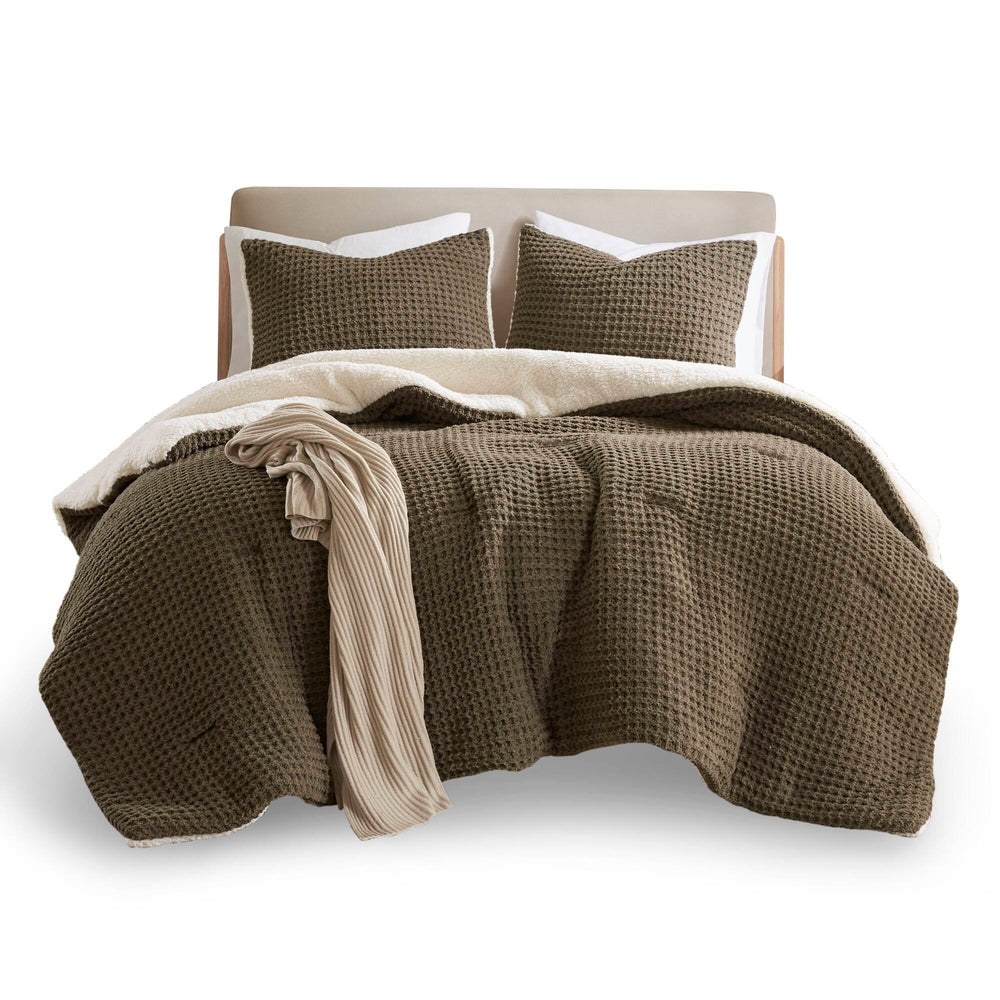 Knit Chenille Comforter Set Twin Media 11