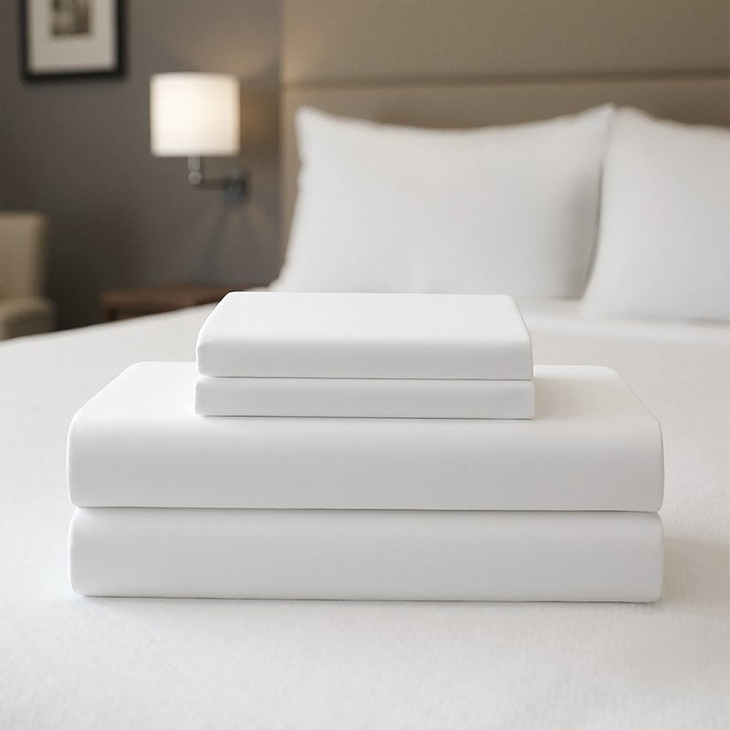 4-Piece Premium Cotton Rich Sheet Set