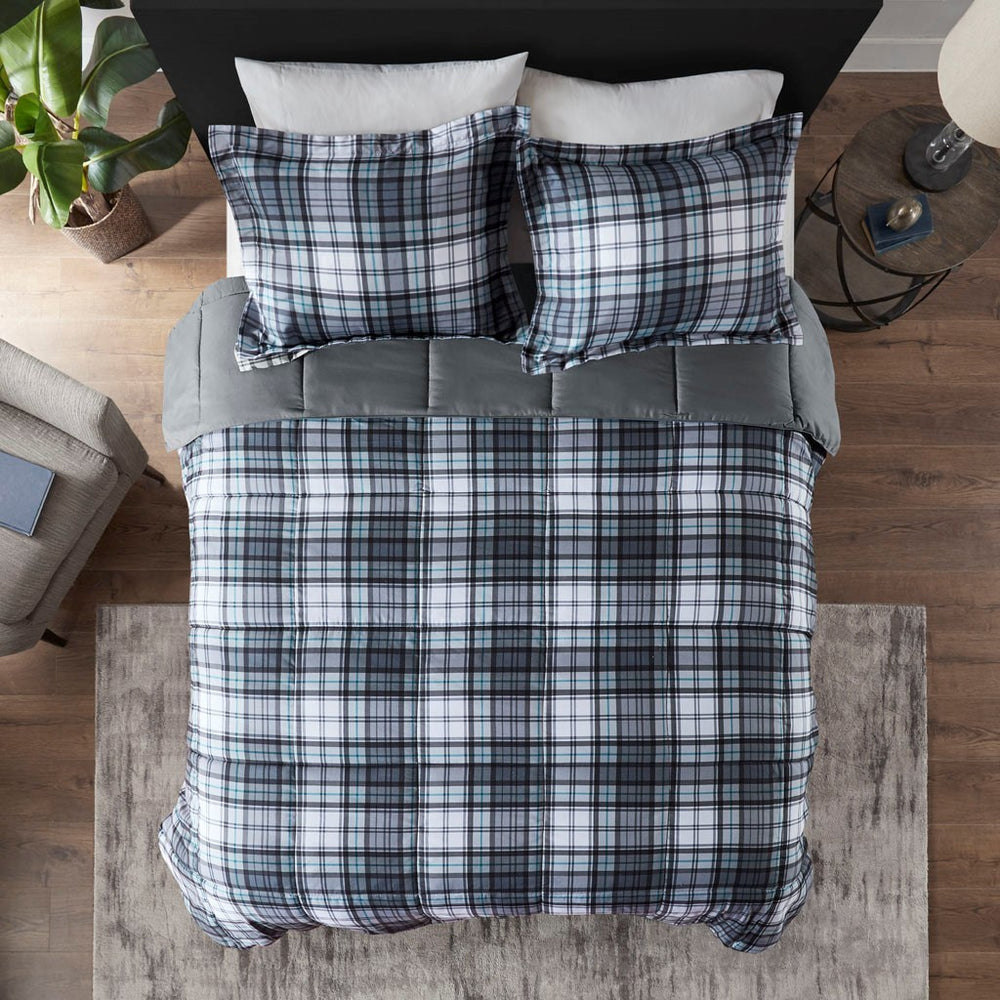 Twin/Twin XL 3M Scotchgard Down Alternative All Season Comforter Set Media 2