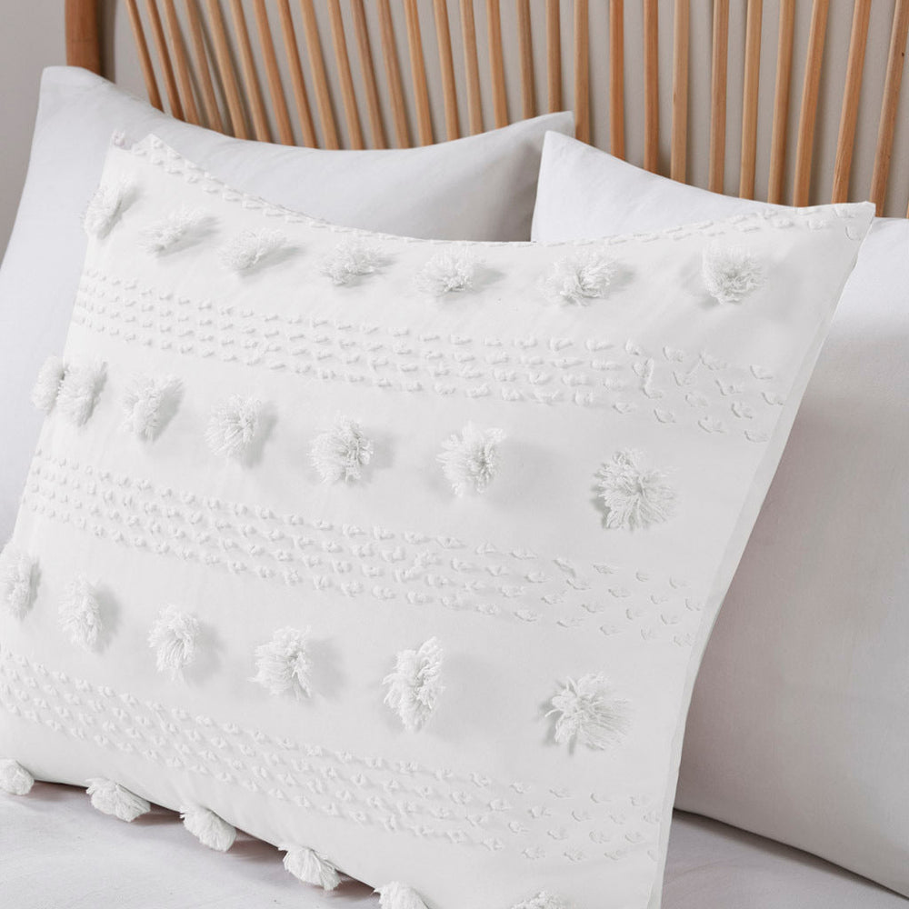 Full/Queen Clip Jacquard Comforter Set Media 8