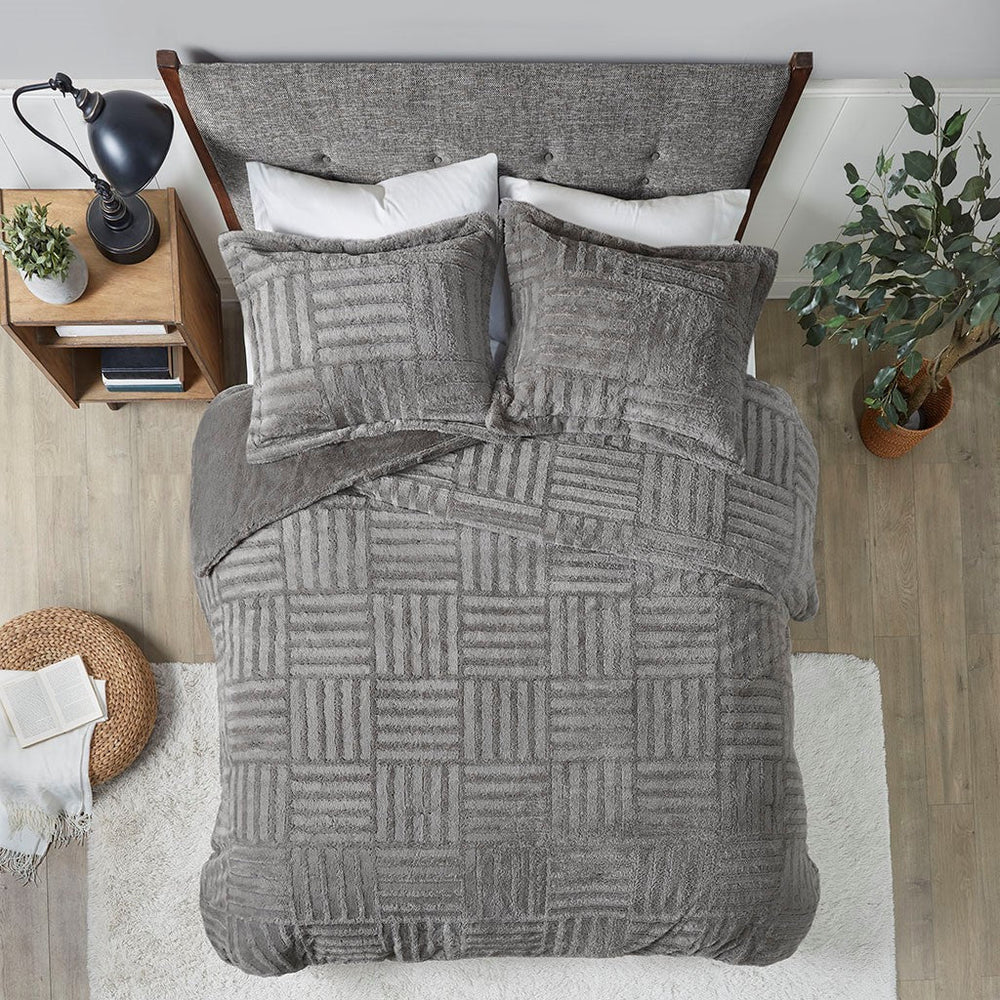 Full/Queen Fur Down Alternative Comforter Mini Set Media 3