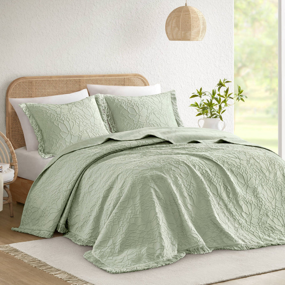 3PCS Queen Bedspread Set Media 15