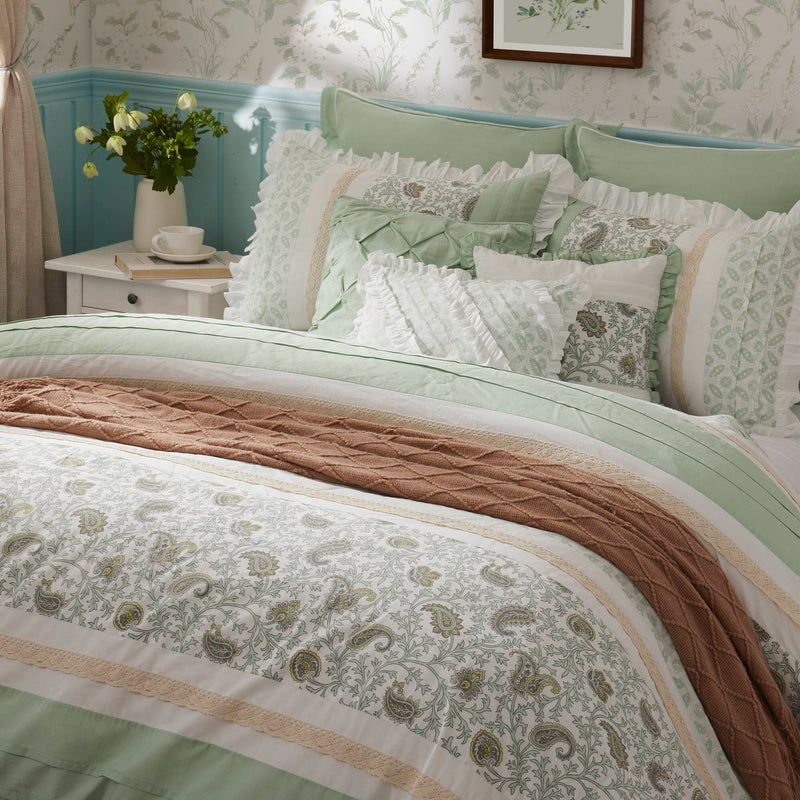 9 Piece Cotton Percale Comforter Set King